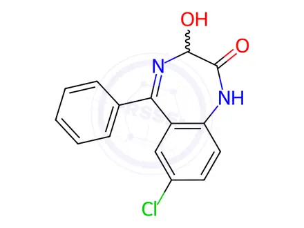 Chemical structure of Temazepam EP Impurity B
