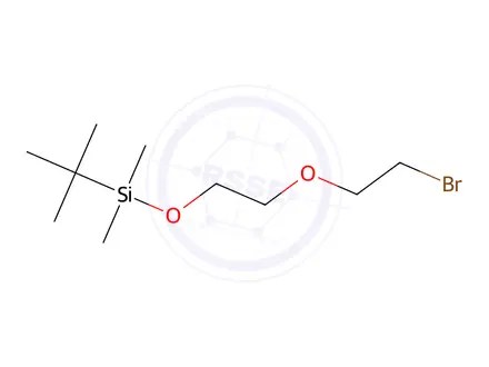 Chemical structure of 2-(2-bromoethoxy)ethoxy-tert-butyl-dimethylsilane