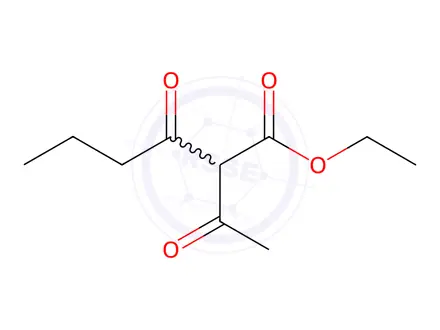 Chemical structure of Ethyl 2-acetyl-3-oxohexanoate