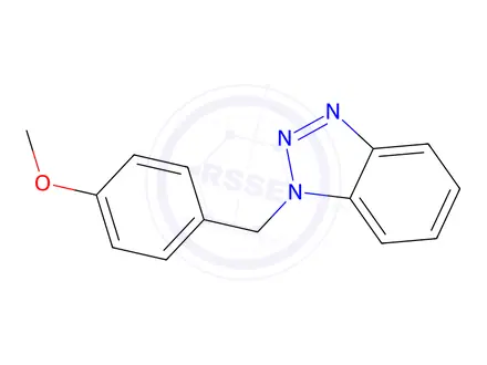 Chemical structure of 1-(4-Methoxybenzyl)-1H-benzo[d][1,2,3]triazole