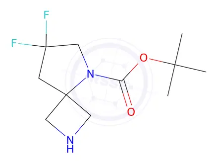 Chemical structure of Tert-butyl 7,7-difluoro-2,5-diazaspiro[3.4]Octane-5-carboxylate