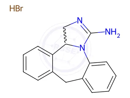 Chemical structure of EpinastinHBr