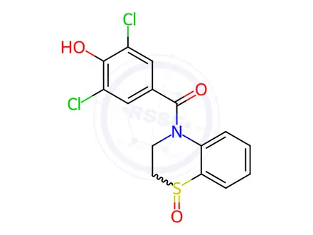 Chemical structure of Dotinurad Impurity 283