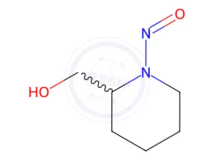 Chemical structure of (1-nitrosopiperidin-2-yl)methanol