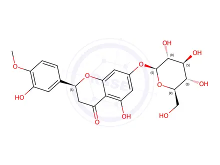 Chemical structure of Hesperetin 7-O-glucoside