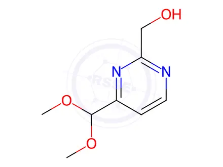 Chemical structure of (4-(Dimethoxymethyl)pyrimidin-2-yl)methanol