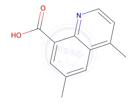 Chemical structure of 4,6-dimethylquinoline-8-carboxylic Acid