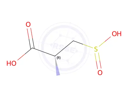 Chemical structure of Acetylcysteine Impurity 20(Monohydrate)