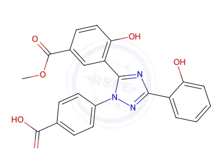 Chemical structure of Deferasirox Impurity 75