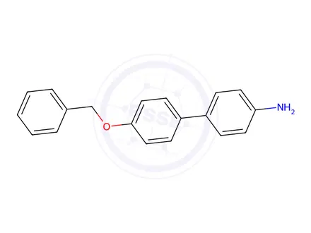 Chemical structure of 4'-(Benzyloxy)-[1,1'-biphenyl]-4-amine