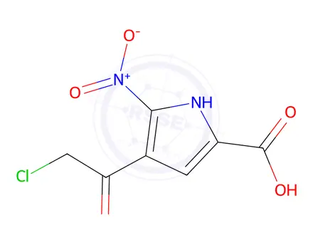 Chemical structure of 4-(2-Chloroacetyl)-5-nitro-1h-pyrrole-2-carboxylic acid