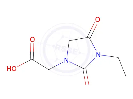 Chemical structure of (3-Ethyl-2,4-dioxoimidazolidin-1-yl)acetic Acid