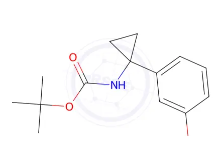 Chemical structure of tert-butyl 1-(3-Methoxyphenyl)cyclopropylcarbaMate