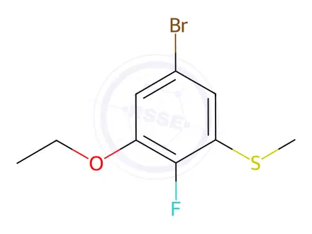 Chemical structure of (5-Bromo-3-ethoxy-2-fluorophenyl)(methyl)sulfane