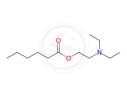 Chemical structure of 2-Diethylaminoethyl Hexanoate