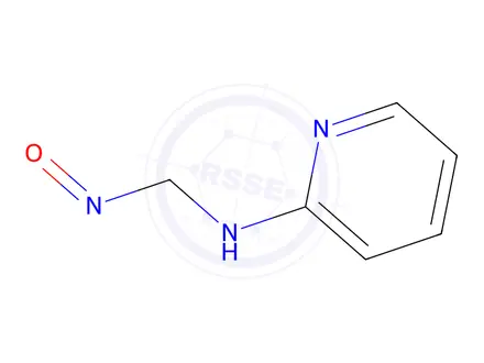 Chemical structure of 2-(Nitrosomethylamino)pyridine