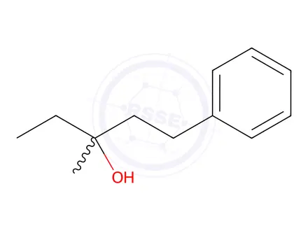 Chemical structure of 1-PHENYL-3-METHYL-3-PENTANOL