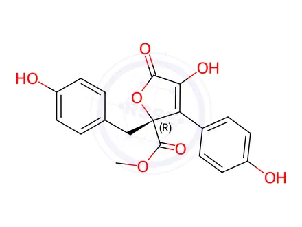 Chemical structure of Butyrolactone II
