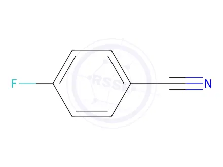 Chemical structure of 4-Fluorobenzonitrile