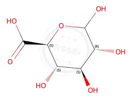 Chemical structure of D-Glucuronic acid