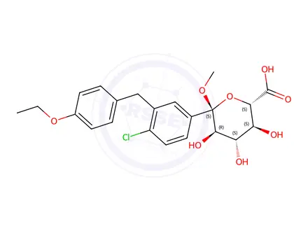 Chemical structure of Ertugliflozin Impurity 88