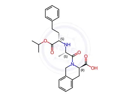 Chemical structure of Quinapril Isopropyl Ester
