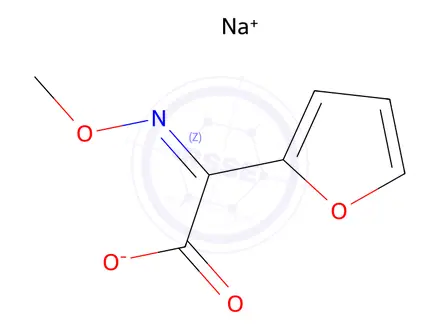 Chemical structure of Cefuroxime EP Impurity I Sodium Salt