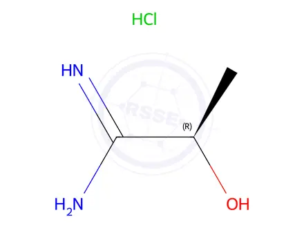 Chemical structure of (2R)-2-Hydroxypropanimidamide Hydrochloride