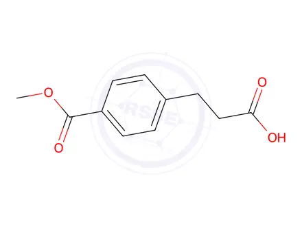 Chemical structure of 4-(2-Carboxyethyl)benzoic Acid Methyl Ester