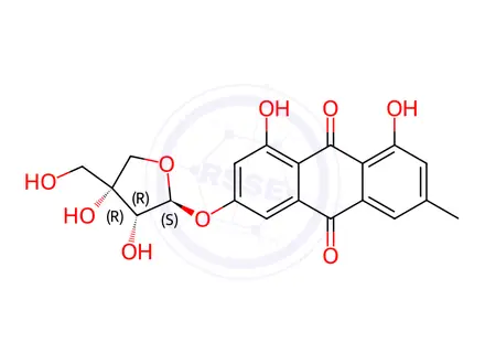 Chemical structure of Frangulin B