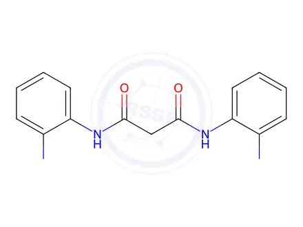 Chemical structure of N,N'-Bis(2-nitrophenyl)propanediamide