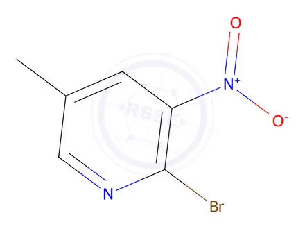 Chemical structure of 2-Bromo-5-methyl-3-nitropyridine
