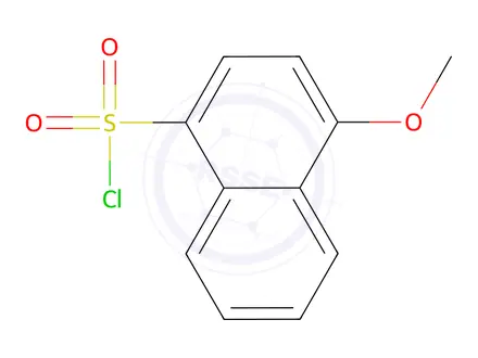 Chemical structure of 4-Methoxynaphthalene-1-Sulfonyl Chloride