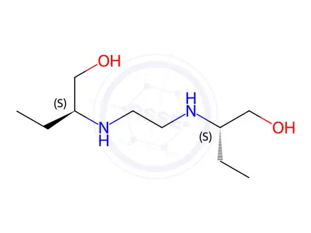 Chemical structure of Ethambutol Hydrochloride