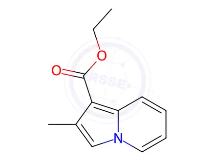 Chemical structure of 2-Methyl-1-indolizinecarboxylic acid ethyl ester