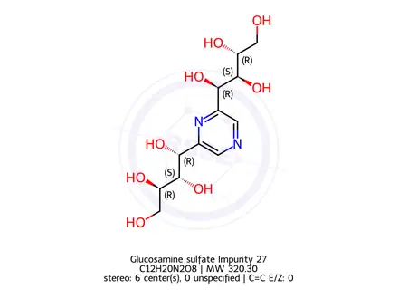 Chemical structure of Glucosamine sulfate Impurity 27