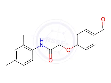 Chemical structure of N-(2,4-Dimethylphenyl)-2-(4-formylphenoxy)acetamide