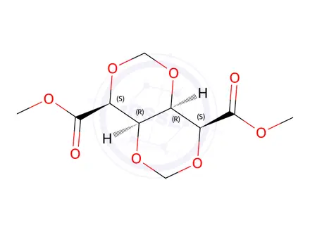 Chemical structure of 2,4:3,5-Di-O-methylene-D-idaric Acid