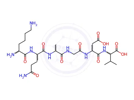 Chemical structure of (2S,5S,11S,14S,17S)-17,21-Diamino-14-(3-amino-3-oxopropyl)-5-(carboxymethyl)-2-isopropyl-11-methyl-4,7,10,13,16-pentaoxo-3,6,9,12,15-pentaazahenicosanoic Acid