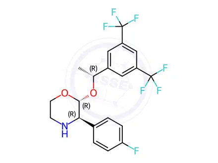 Chemical structure of Aprepitant M2 Metabolite (1R, 2R, 3R)-isomer