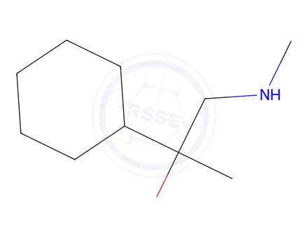 Chemical structure of 2-Cyclohexyl-1-(methylamino)propan-2-ol