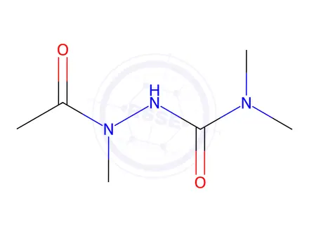 Chemical structure of Acetic acid, 2-[(dimethylamino)carbonyl]-1-methylhydrazide (9CI)