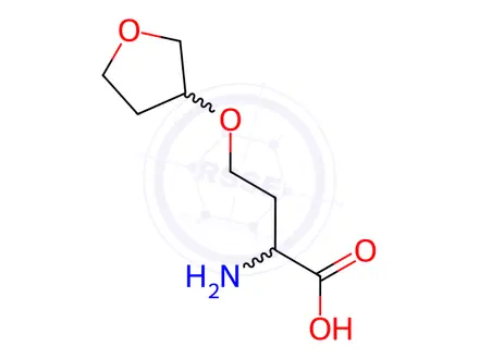Chemical structure of o-(Tetrahydrofuran-3-yl)-l-homoserine