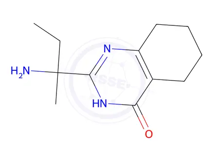 Chemical structure of 2-(2-Aminobutan-2-yl)-5,6,7,8-tetrahydroquinazolin-4(3H)-one