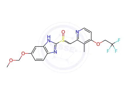 Chemical structure of 5-Hydroxy Lansoprazole Methoxymethyl ether