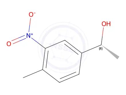 Chemical structure of (1R)-1-(4-methyl-3-nitrophenyl)ethan-1-ol