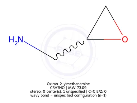 Chemical structure of Oxiran-2-ylmethanamine