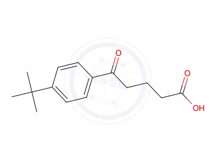 Chemical structure of 5-(4-tert-Butylphenyl)-5-oxopentanoic acid