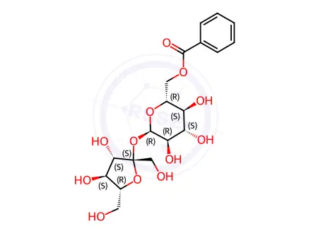 Chemical structure of Sucrose 6-Benzoate