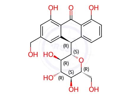 Chemical structure of Barbaloin B